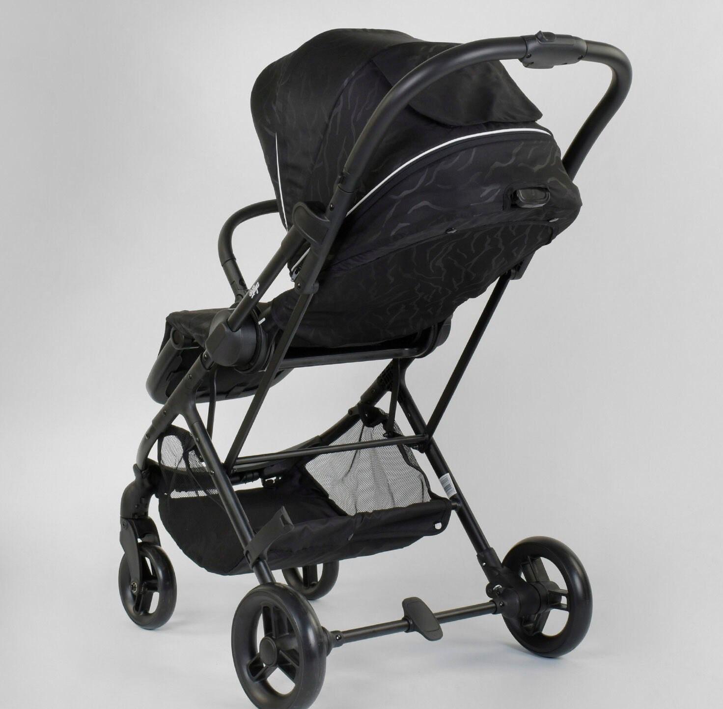 Коляска прогулочная Joy Liliya 61755 со стальной рамой/футкавером/подстаканником (23874483) - фото 7