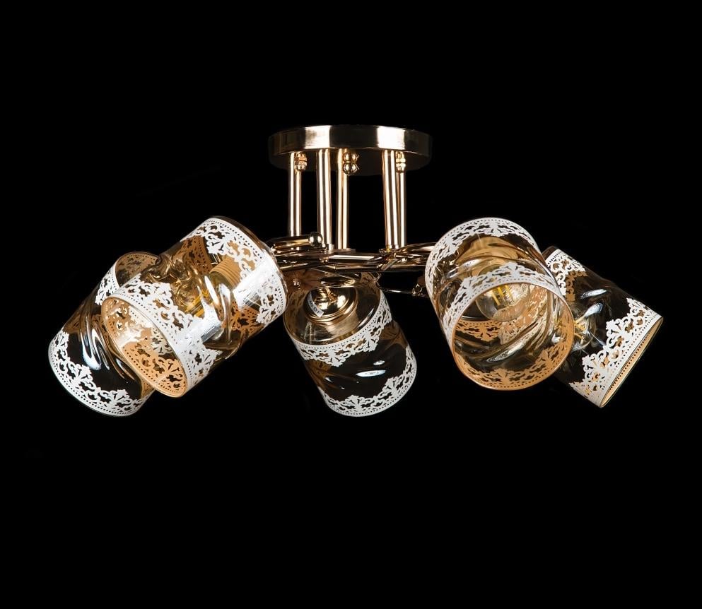 Люстра с плафонами Splendid Ray (L9649A/5 FGD)