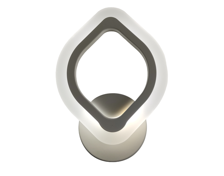 Бра светодиодное ESLLSE AZALIA LED управляемое 12 Вт 168x235x45 мм Белый (00000122597)