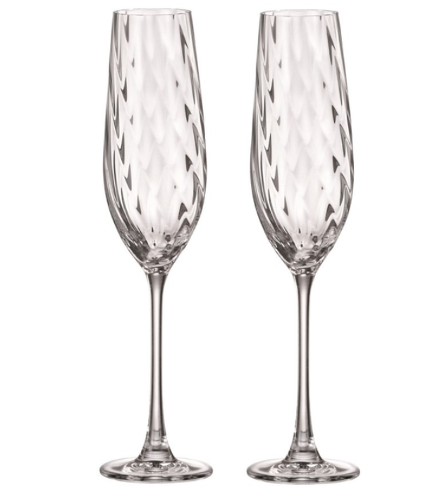 Бокалы для шампанского Bohemia Columba Optic Cora 260 мл 6 шт. (49c7f077)