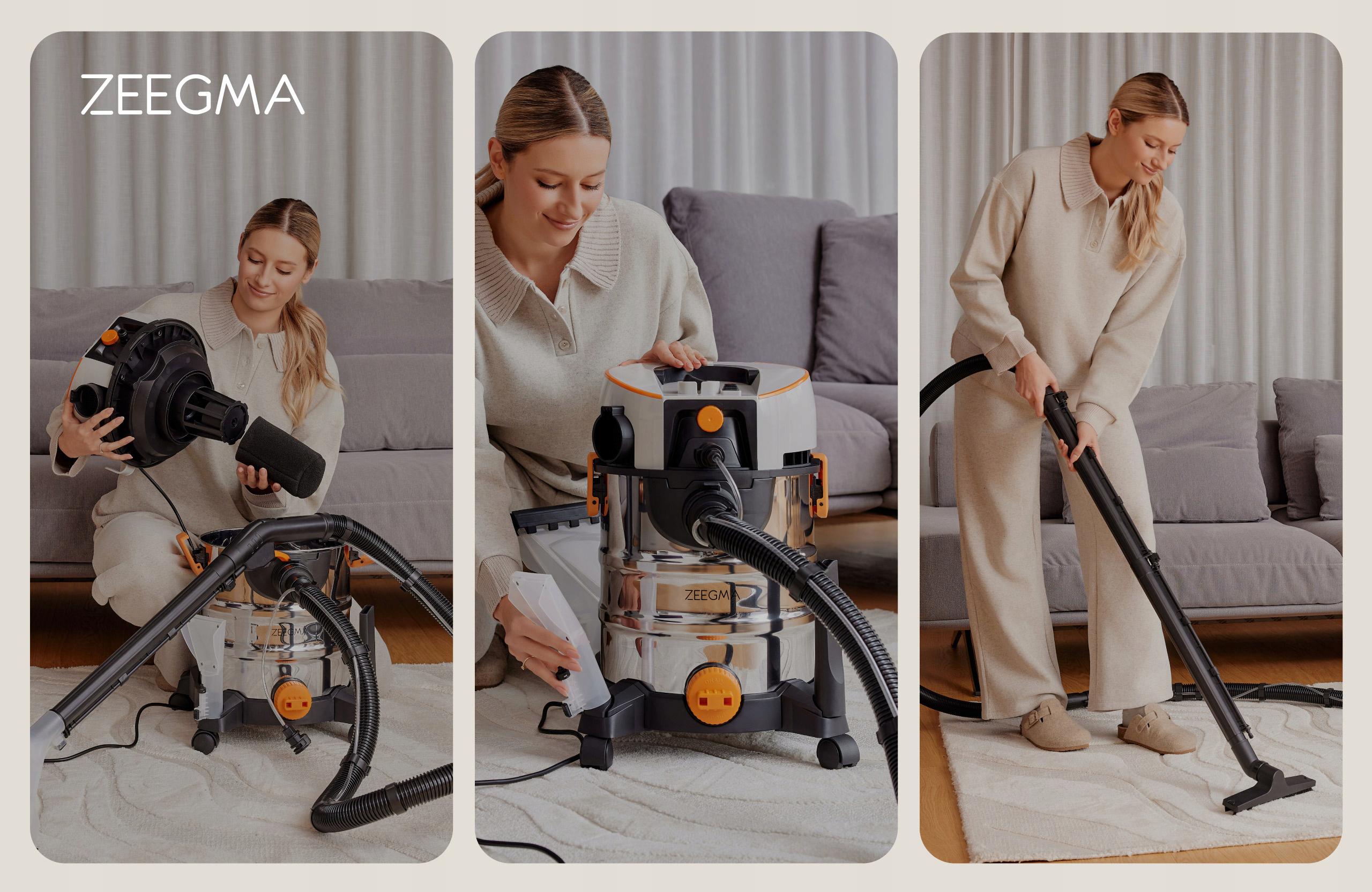 Пылесос моющий Zeegma ZONDER PRO AQUA Silver (73084) - фото 3