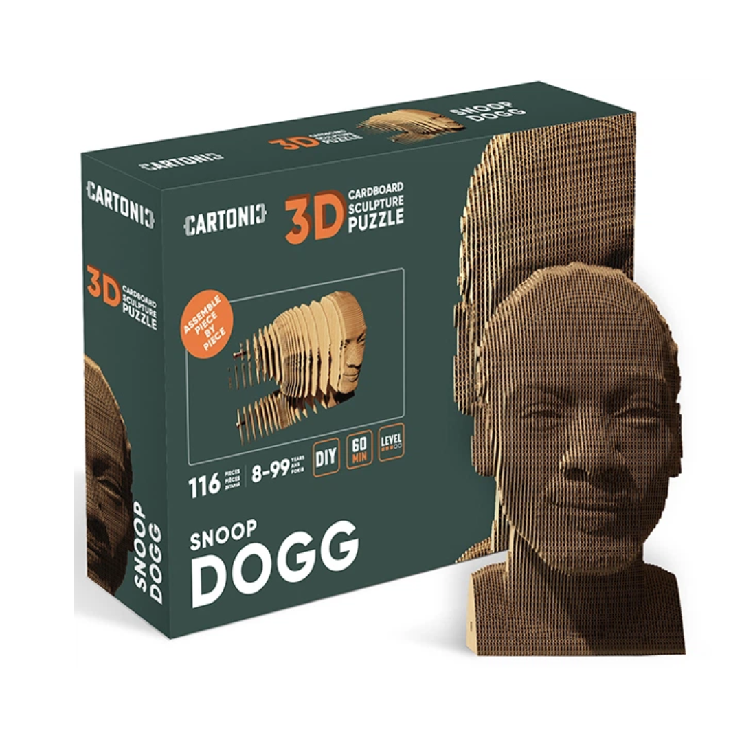 Пазл-конструктор 3D картонный Cartonic 3D Puzzle SNOOP Snoop Dogg Снуп Догг (33394520)