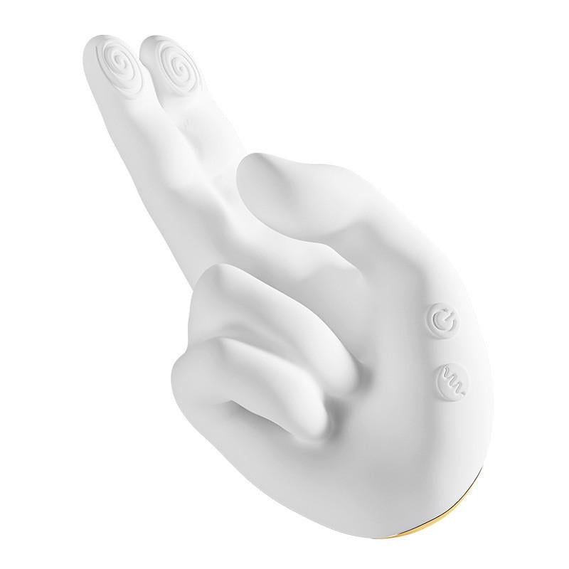 Масажер клітора та точки G Finger Touch Heat Pro з функцією підігріву (OLBL329)