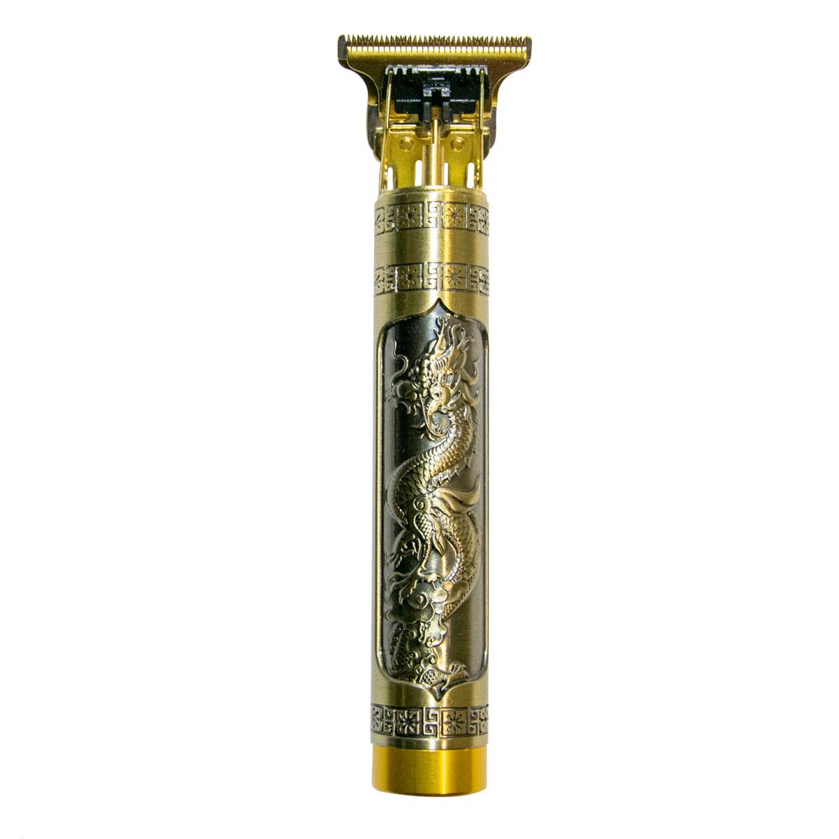 Машинка для стрижки волос Professional Hair Clipper TH-8002 с эмблемой дракона Бронзовый (1009244-Bronze-2)