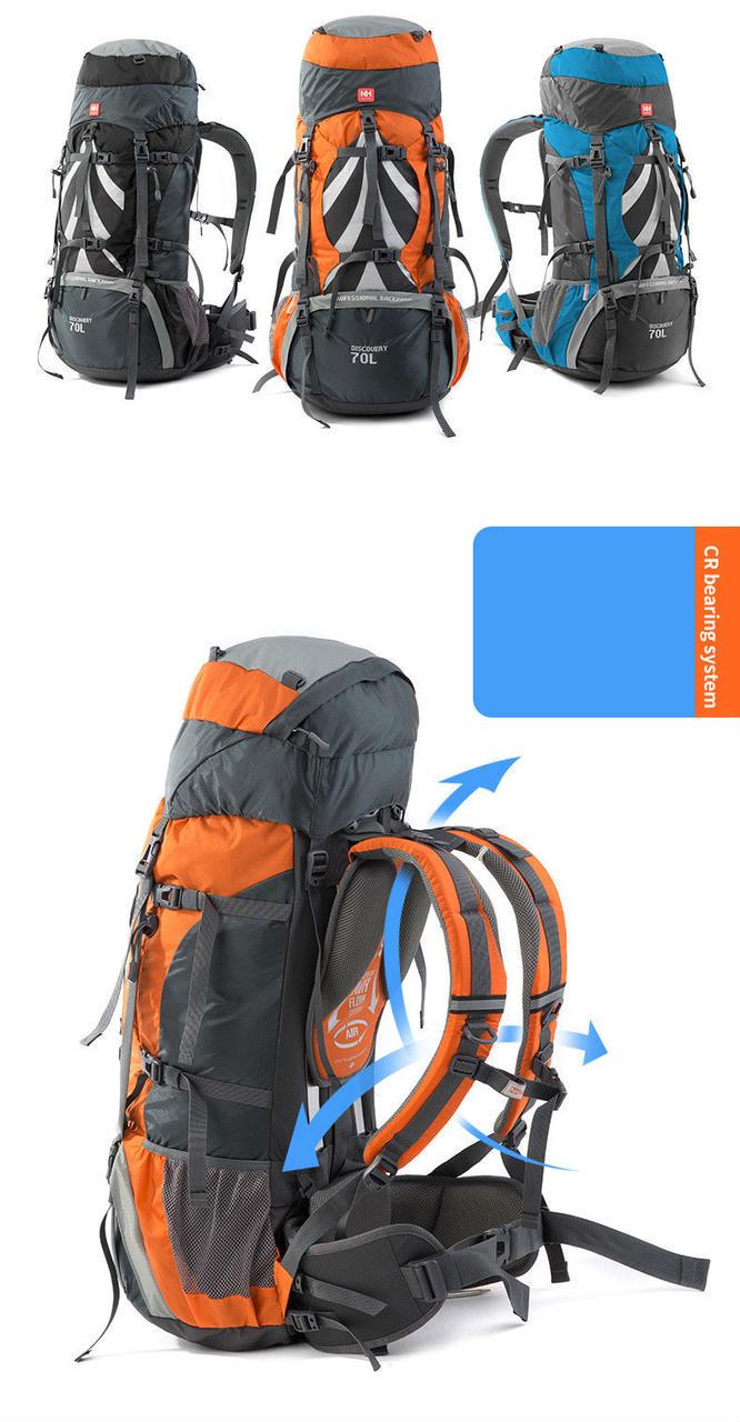 Рюкзак трекінговий Naturehike NH70B070-B 70 л Blue - фото 3