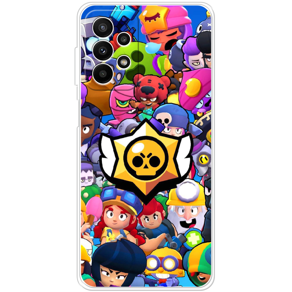 Чехол BoxFace Samsung Galaxy A23 (A235) Brawl Stars Прозрачный силикон (44373-up2389-44373)