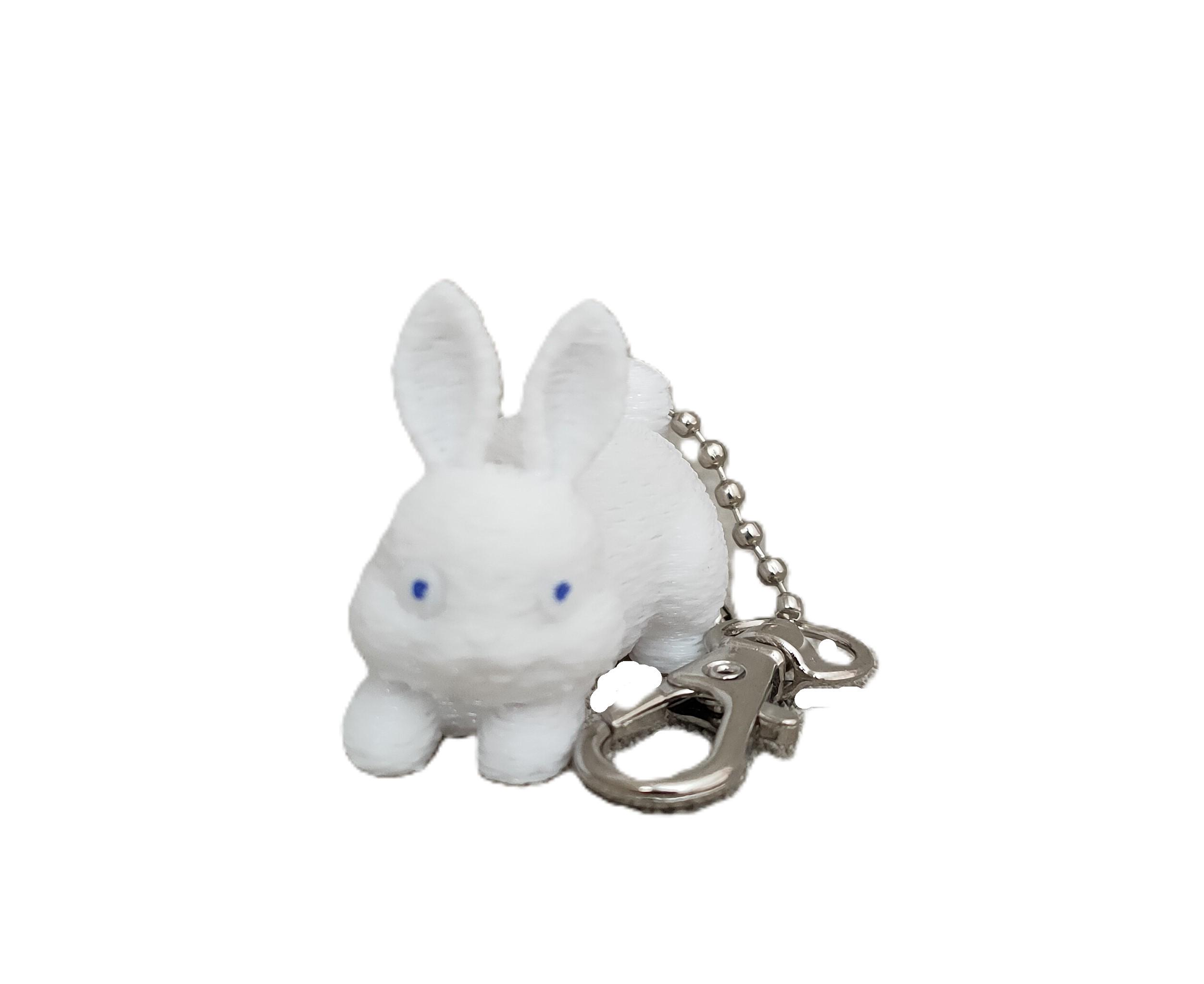 Брелок кролик-дослідник з об’ємною 3D-фактурою 25х40х30 мм Білий (BKD-04G-BIL) Брелок кролик-дослідник з об’ємною 3D-фактурою 25х40х30 мм Білий (BKD-04G-BIL)
