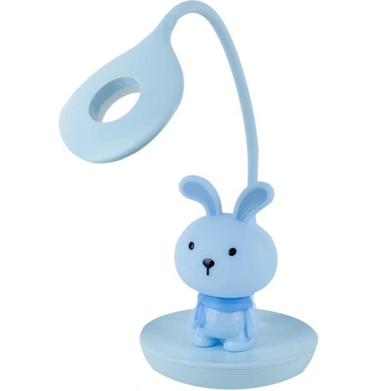 Лампа настільна KITE Bunny LED з акумулятором Блакитний (K24-492-1-3) - фото 3