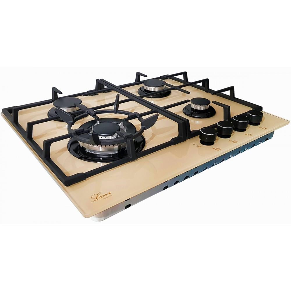 Варочная поверхность газовая Luxor EGBL 740 R CH с подставкой WOK Бежевый (24144924) - фото 3 Варочная поверхность газовая Luxor EGBL 740 R CH с подставкой WOK Бежевый (24144924) - фото 3