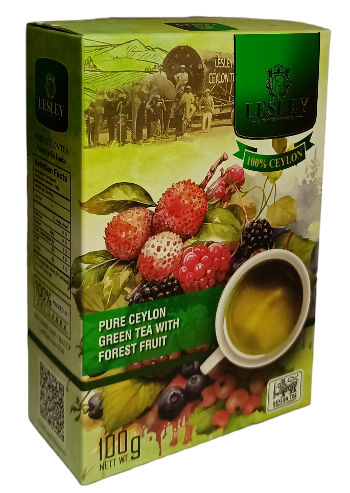Чай Lesley зеленый Лесные фрукты 100 г (59285)