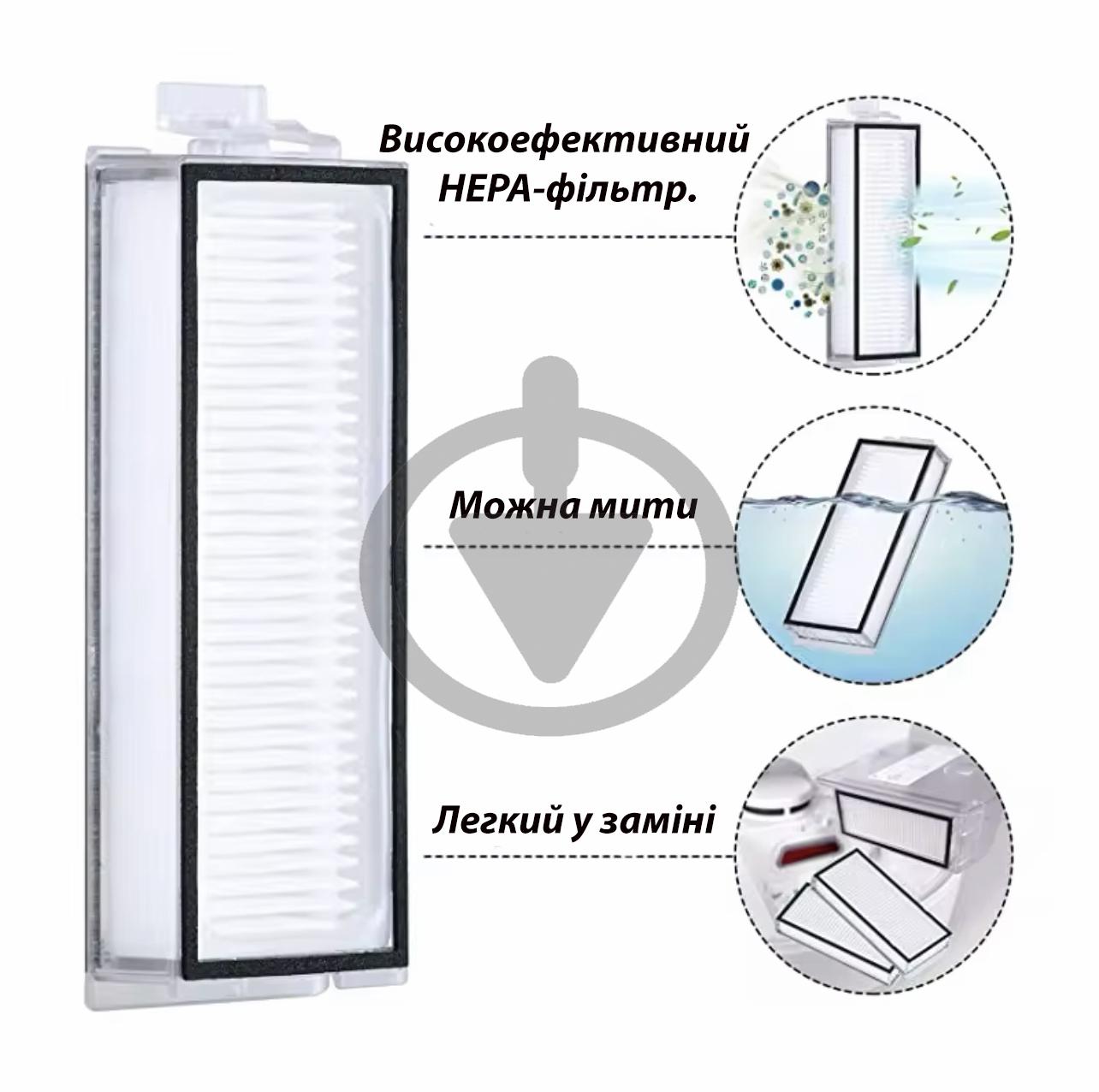 Фильтр 2 шт Roborock Q8 Max, Q8 Max+, Q5 Pro, Q5 Pro+, Q7, Q7 - фото 4 Фильтр 2 шт Roborock Q8 Max, Q8 Max+, Q5 Pro, Q5 Pro+, Q7, Q7 - фото 4