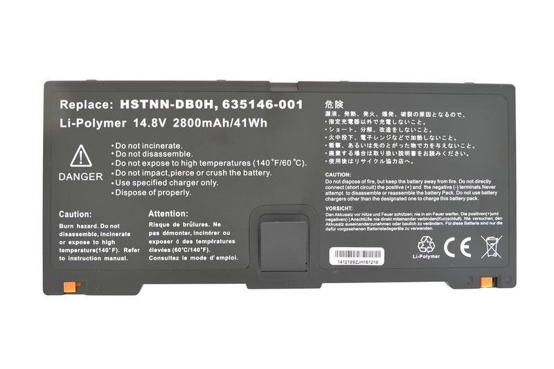 Аккумуляторная батарея для ноутбука HP Compaq HSTNN-DB0H ProBook 5330M 14,8V  2800mAhr