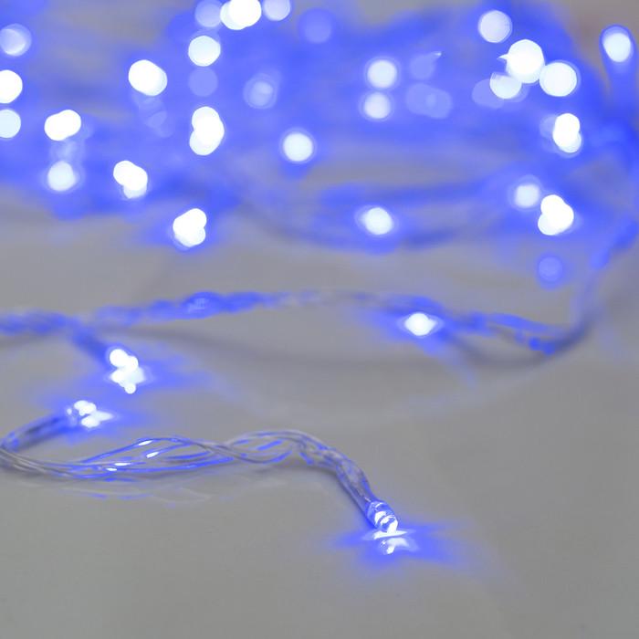 Гірлянда на ялинку Alphatrade Нитка 26 м 400 LED статика Прозорий/Синій (120213)