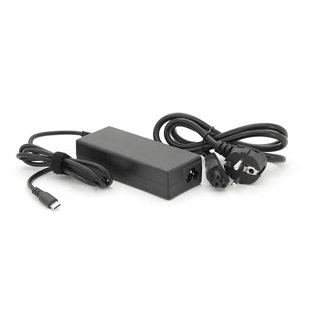 Блок живлення Merlion для ноутбука DELL 90W штекер Type-C 0,9 м та кабель живлення Блок живлення Merlion для ноутбука DELL 90W штекер Type-C 0,9 м та кабель живлення