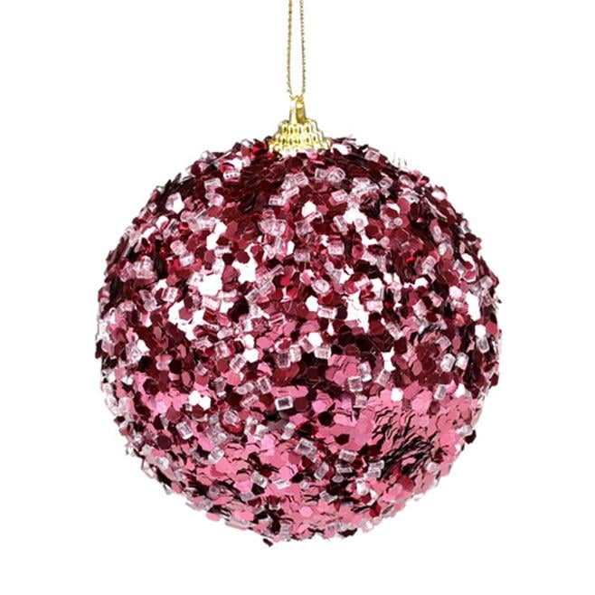 Шар новогодний пенопластиковый Flora D-10 см (11278)