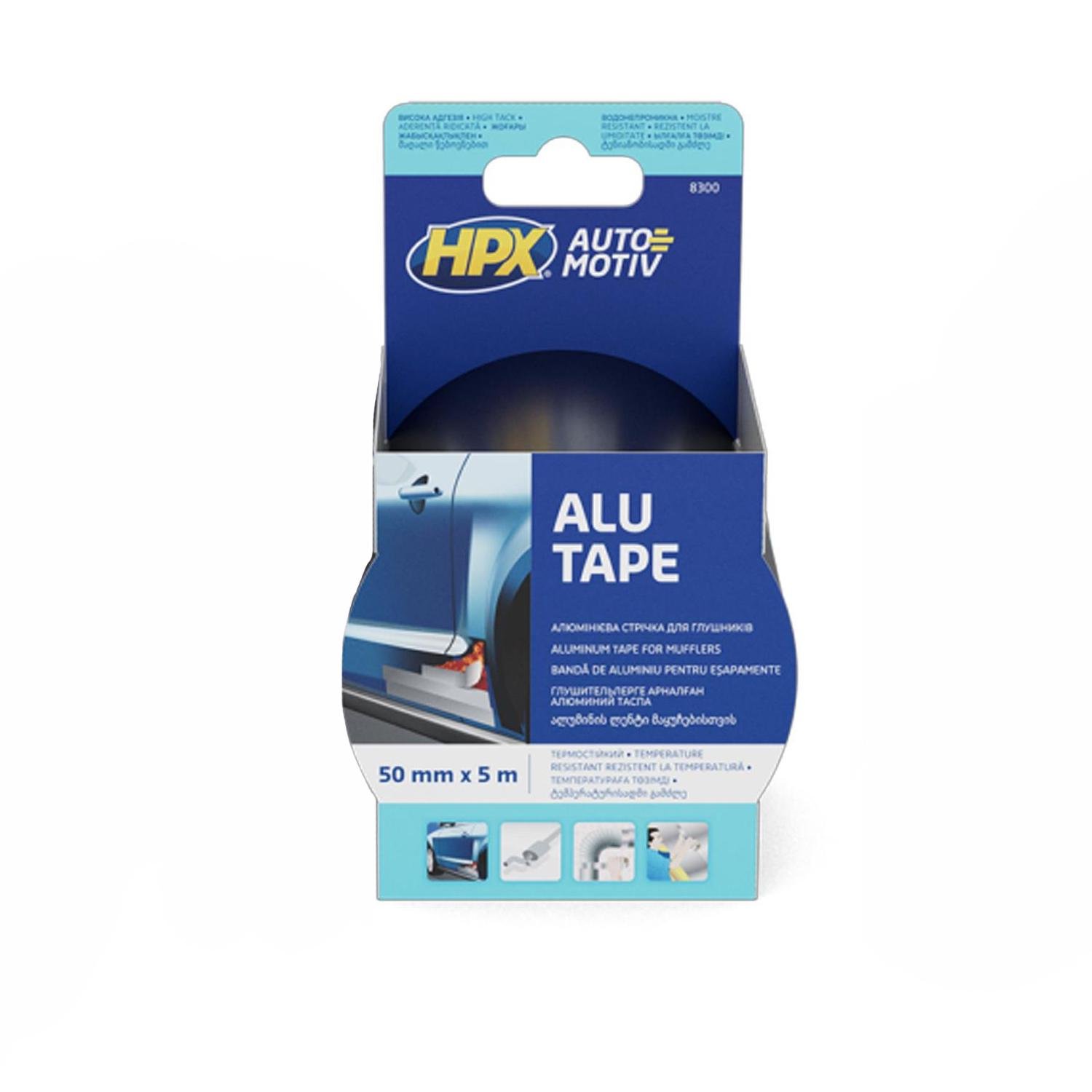 Скотч алюминиевый HPX ZC30S 50x0,08 мм 5 м алюминий/акрил (INRUC0002500005010)