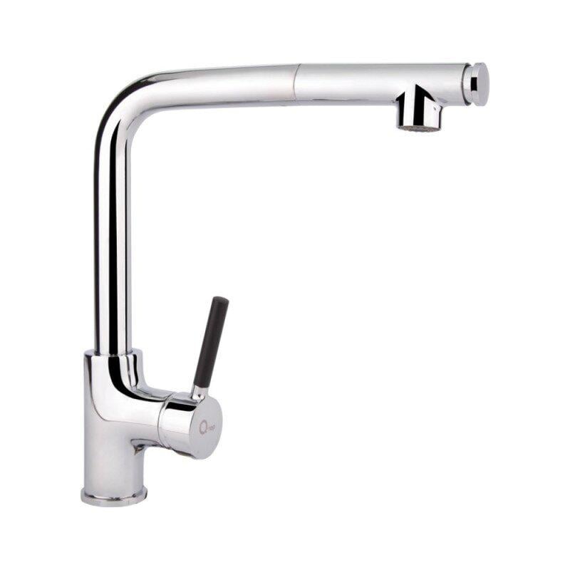 Смеситель для кухни Q-tap Inspai QTINSCRM007F с видвижной лейкой Хром (60376) Смеситель для кухни Q-tap Inspai QTINSCRM007F с видвижной лейкой Хром (60376)