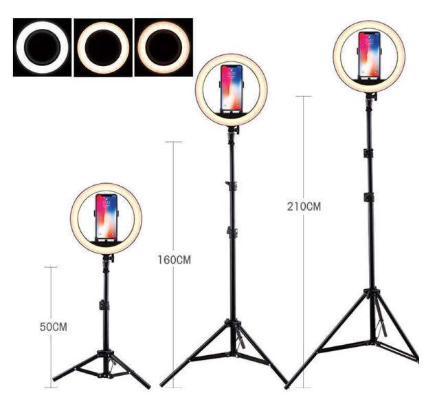 Лампа кольцевая LED Ring Fill Light 26 см 5500 К - фото 4 Лампа кольцевая LED Ring Fill Light 26 см 5500 К - фото 4