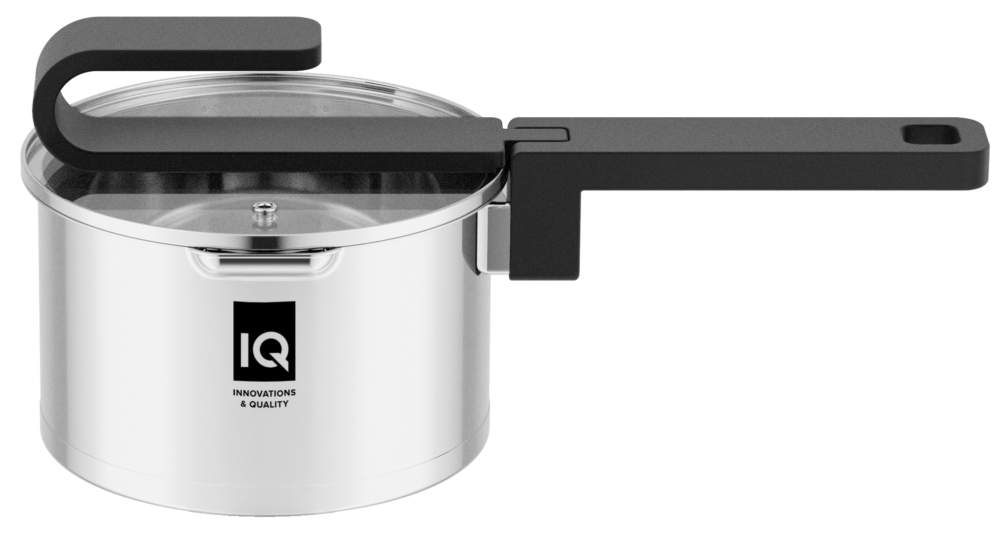 Ківш з кришкою IQ Be Smart 16 см 1,6 л (IQ-4053-16) Ківш з кришкою IQ Be Smart 16 см 1,6 л (IQ-4053-16)