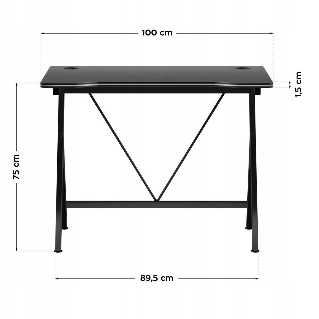 Компьютерный геймерский стол Gamer Huzaro Hero 1.4 Black (HZ-HERO) - фото 9 Компьютерный геймерский стол Gamer Huzaro Hero 1.4 Black (HZ-HERO) - фото 9