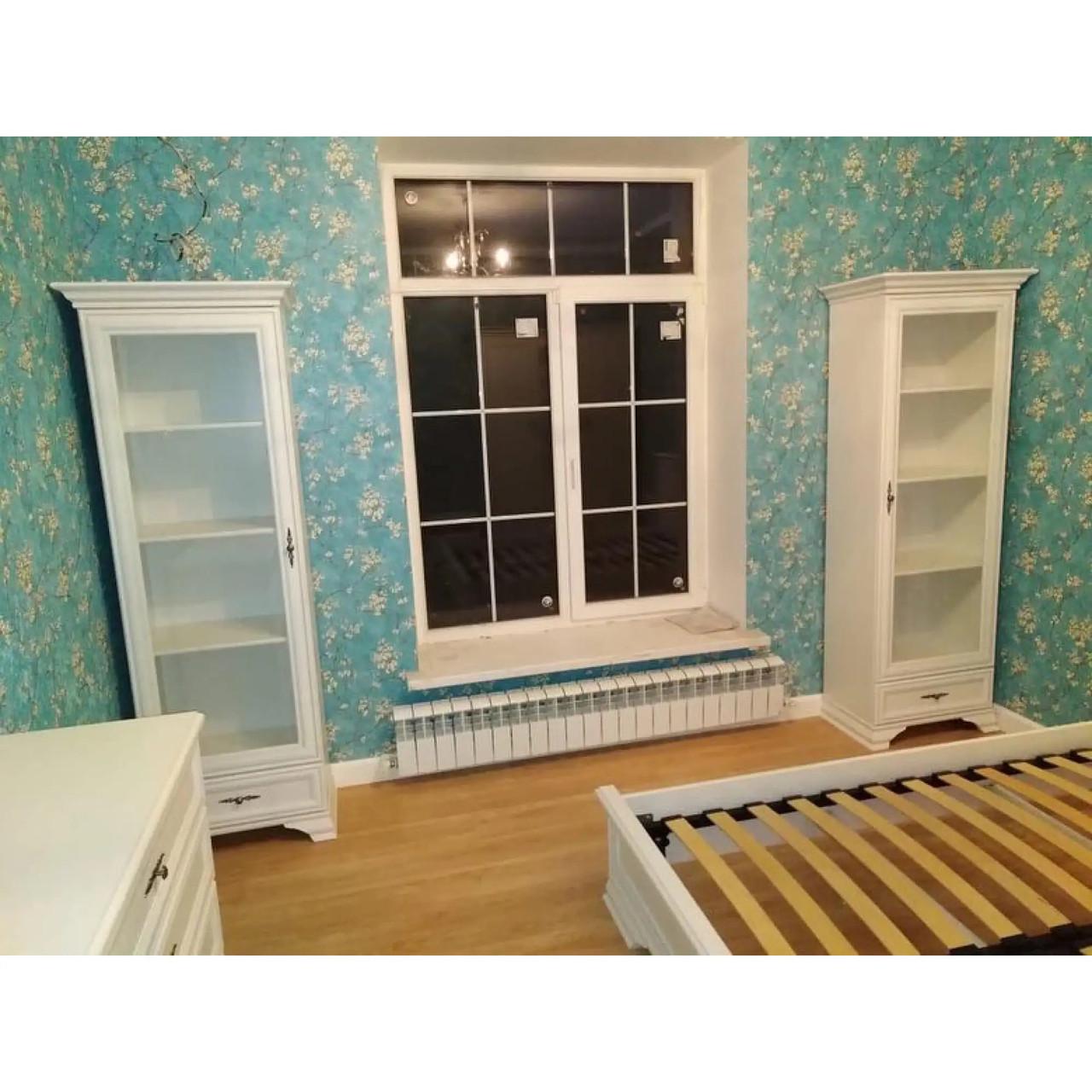 Пенал-вітрина ВМК Кентукі REG1W1S Білий альпійський (GRB-1775) - фото 8