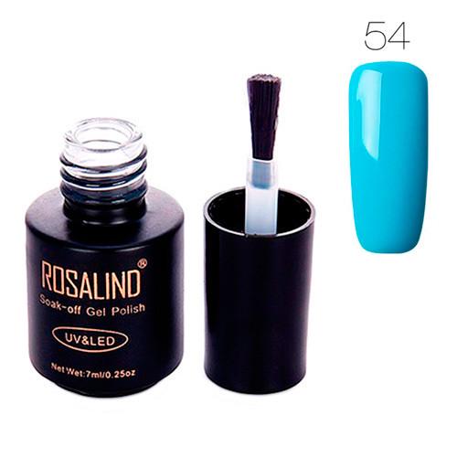 Гель-лак для ногтей маникюра Rosalind 7 мл шеллак для UV LED 54 Blue (313012) Гель-лак для ногтей маникюра Rosalind 7 мл шеллак для UV LED 54 Blue (313012)