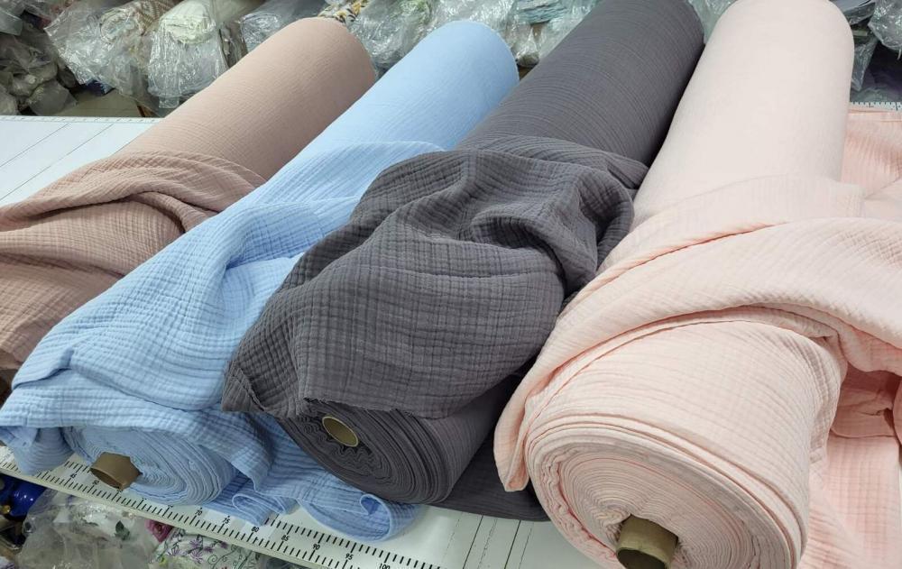 Покрывало муслин 200x220 см Sky blue (11039) - фото 2 Покрывало муслин 200x220 см Sky blue (11039) - фото 2