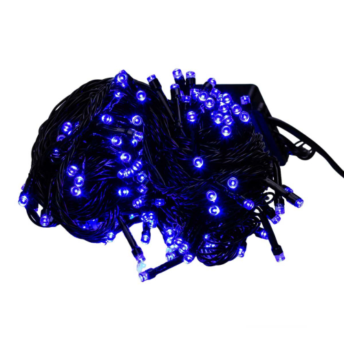 Гірлянда нитка 300 LED 8 режимів 14 м Синій (21626912) Гірлянда нитка 300 LED 8 режимів 14 м Синій (21626912)