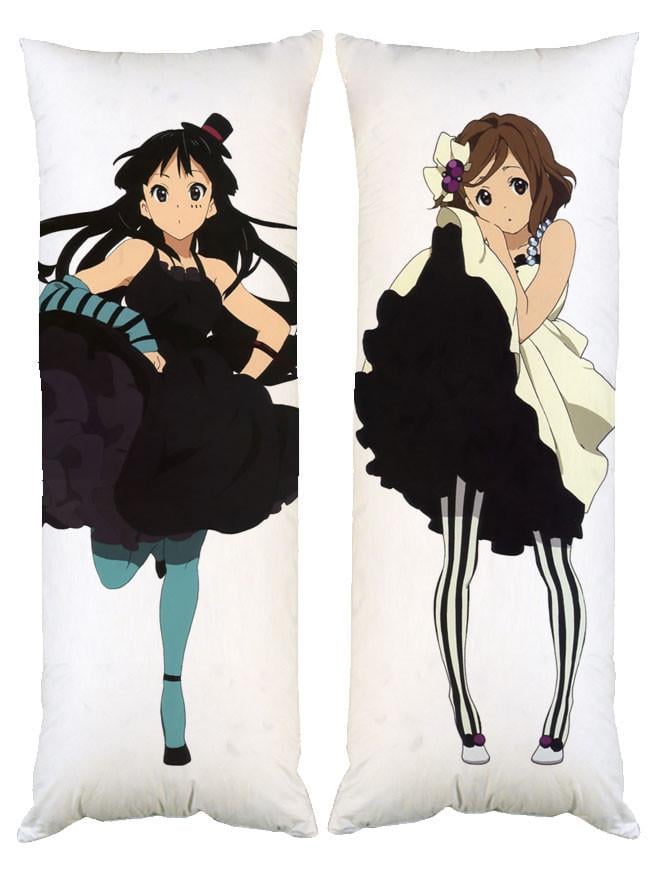 Подушка дакимакура Мия Юи К-он K-on Кейон декоративная ростовая для обнимания 60x200 см (1830774404)