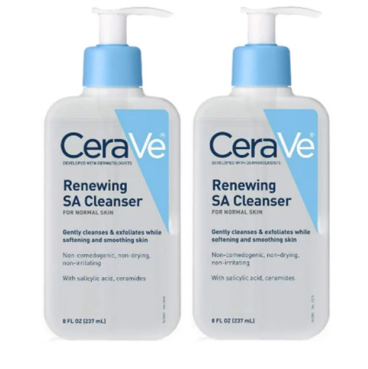 CeraVe Renewing SA Cleanser バリューサイズ 2セット ᐉ Гель очищающий CeraVe Renewing SA Cleanser с салициловой
