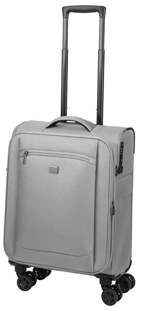 Валіза тканинна мала Topmove зі збільшенням об'єму 35/40 л Сірий (IAN445590 black)