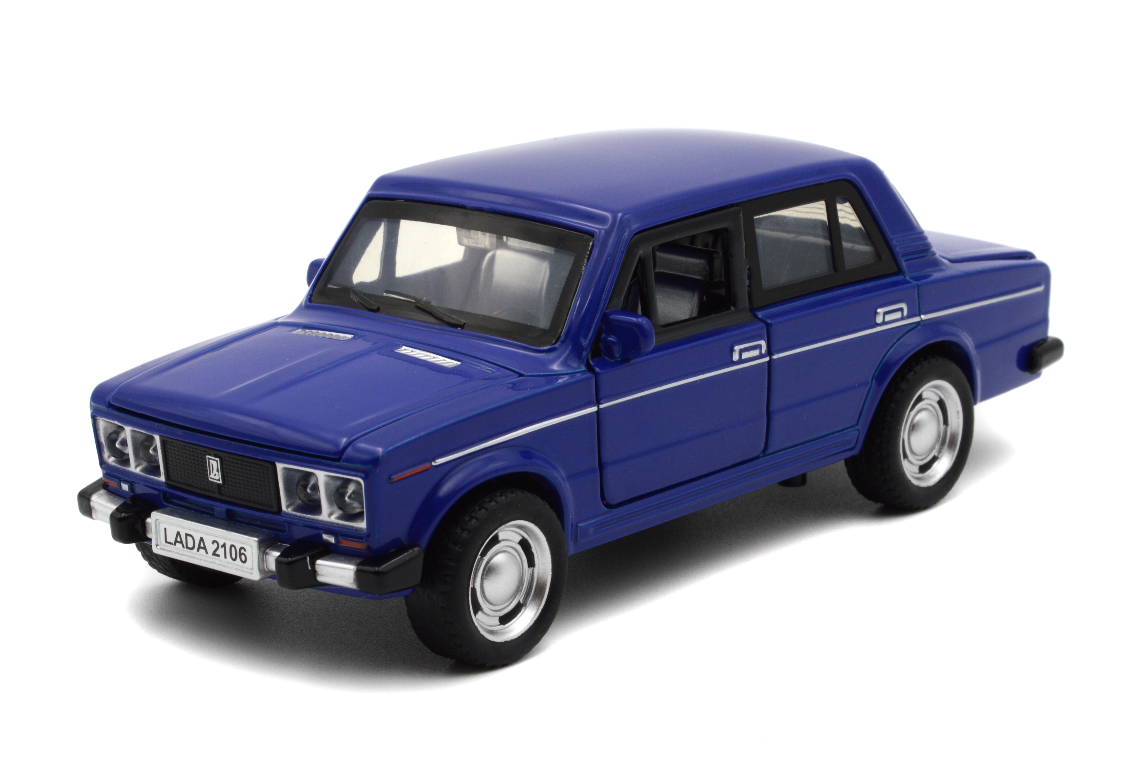 Модель металлическая Автопром LADA 2106 1:32-36 (7642 Blue)