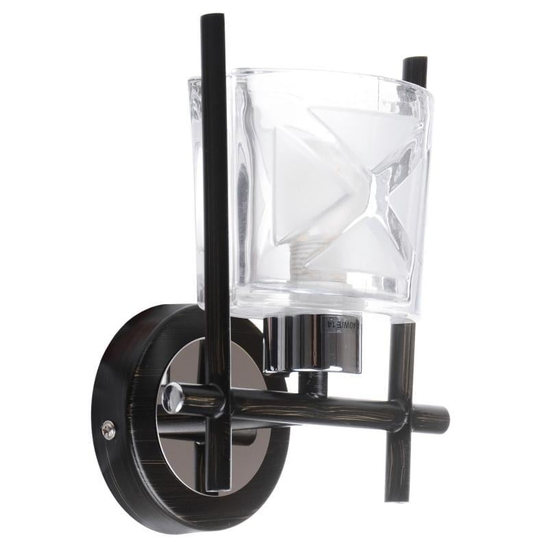 Бра настінне накладне Brille BR-01 153W/1 E14 у спальню класичне