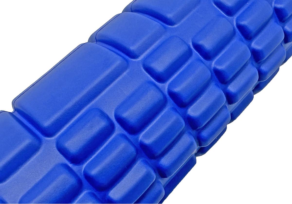 Масажний ролер EasyFit Grid Roller Mini 30 см Синій (EF-2017-BL) - фото 3