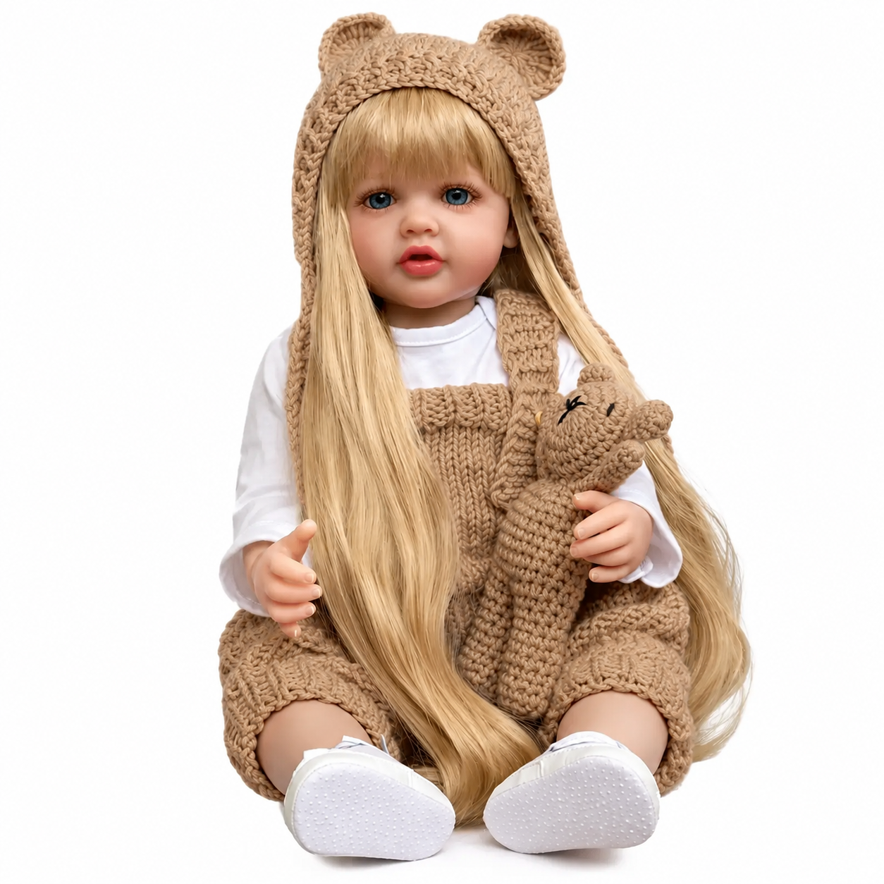 Кукла реалистичная Doll Reborn Baby виниловая 55 см (К0100326)