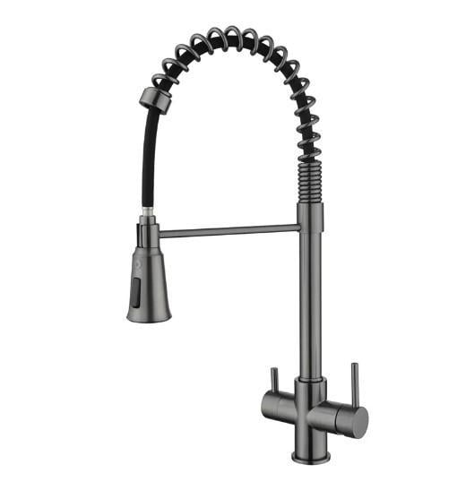 Смеситель для кухни KOER KB-72025-07 с выходом для питьевой воды (KR5016)