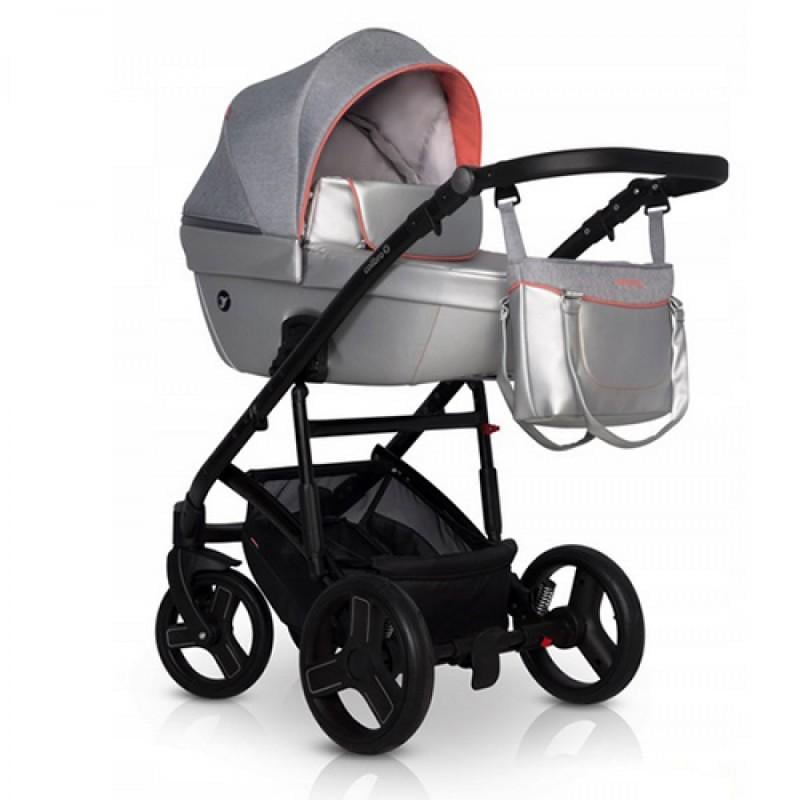 Коляска Colibro Nesto универсальная 2в1 с дождевиком и москитной сеткой Серый Коляска Colibro Nesto универсальная 2в1 с дождевиком и москитной сеткой Серый
