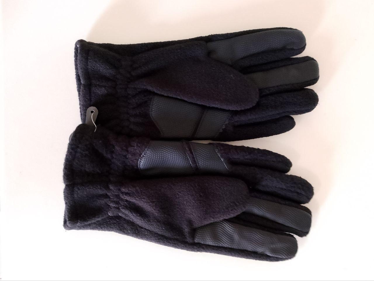 Перчатки сенсорные мужские спорт осень-зима экокожа/флис L Черный (42) - фото 7 Перчатки сенсорные мужские спорт осень-зима экокожа/флис L Черный (42) - фото 7