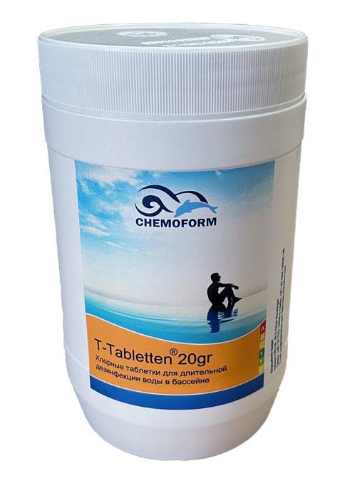 Химическое средство для бассейнов Chemochlor-T-Tabletten Длительный хлор медленнорастворимый 1 кг (31495342)
