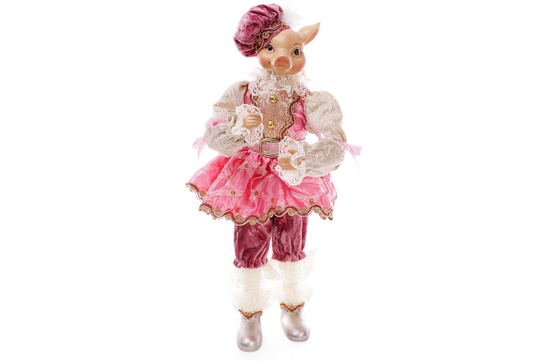 Фигурка мягкая новогодняя Поросенок BonaDi (NY14-431