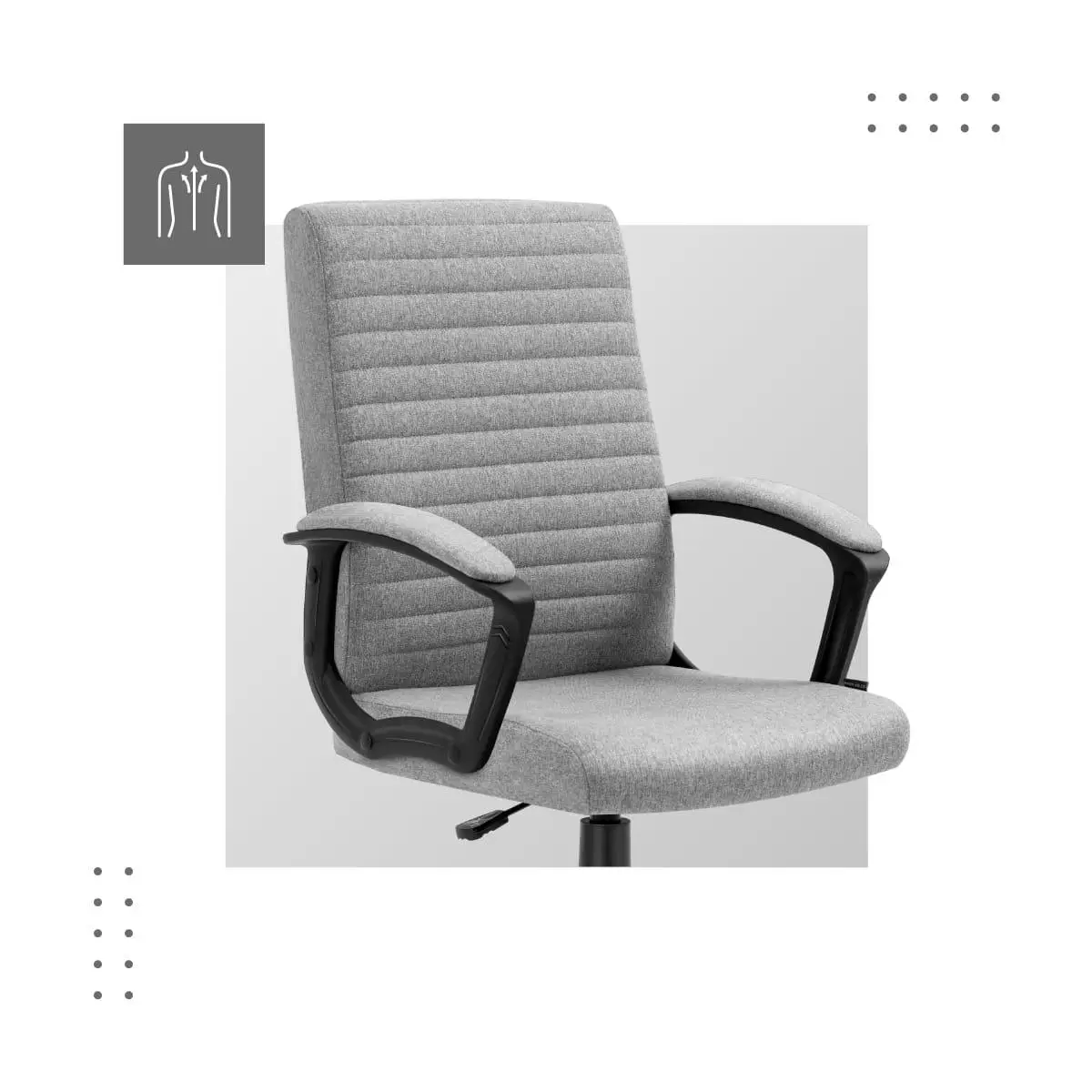 Офисное кресло Markadler Boss 2.5 с механизмом качания TILT до 130 кг Grey (29711648) - фото 4