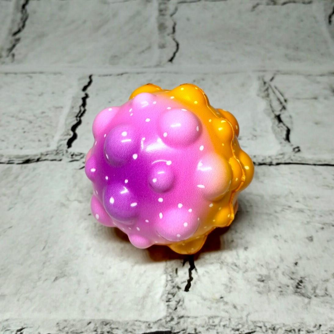 Мячик-антистресс Gravity Ball Пупырка 6,5 см Разноцветный (KA-23-1287-6)