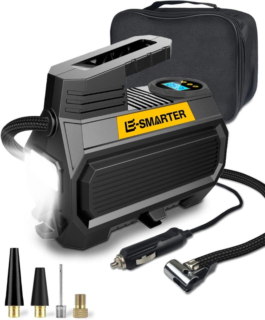 Автомобильный насос для шин E-SMARTER 12V/120W/150 PSI/10,5 Bar (2567455200)