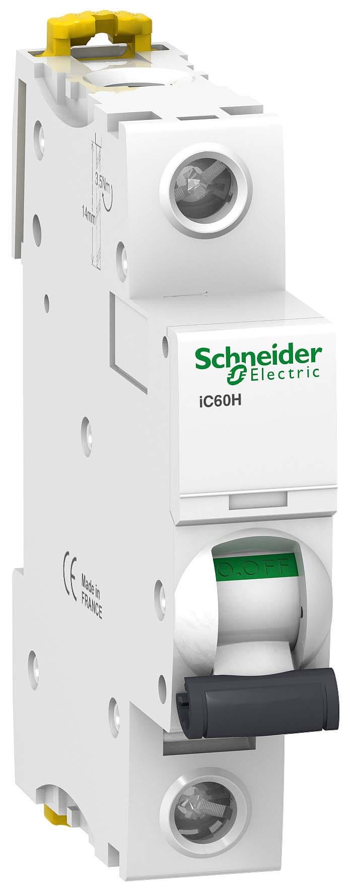 Автоматичний вимикач Schneider Electric Acti9 iC60H 1P 50A 10кА C (A9F89150) - фото 1