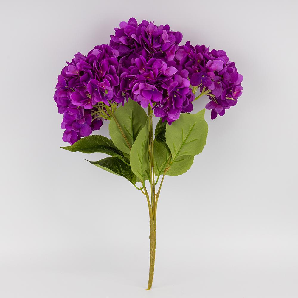 Букет гортензий 5 бутонов 48 см Фиолетовый (2026-008/violet)