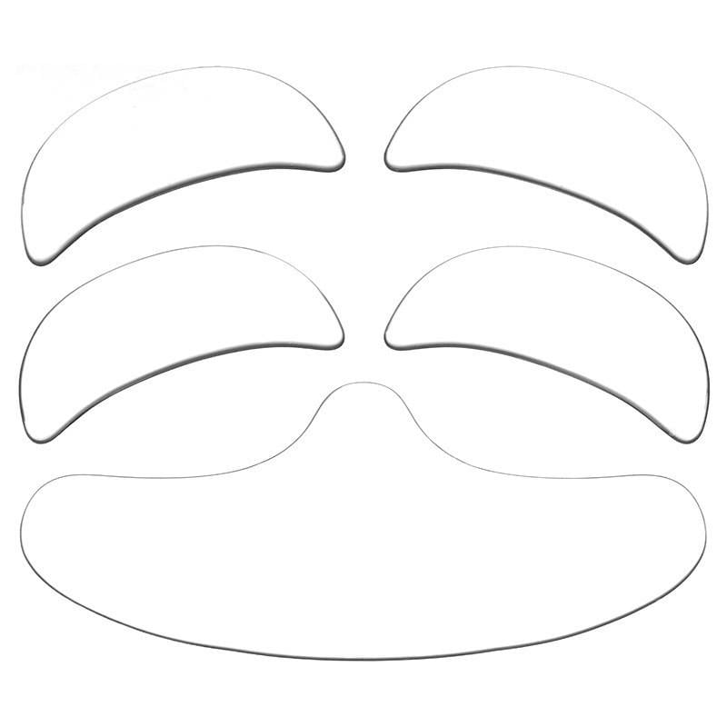 Комплект силиконовых патчей для ухода за кожей лица/шеи от морщин гипоаллергенный 5 шт. (U9260)