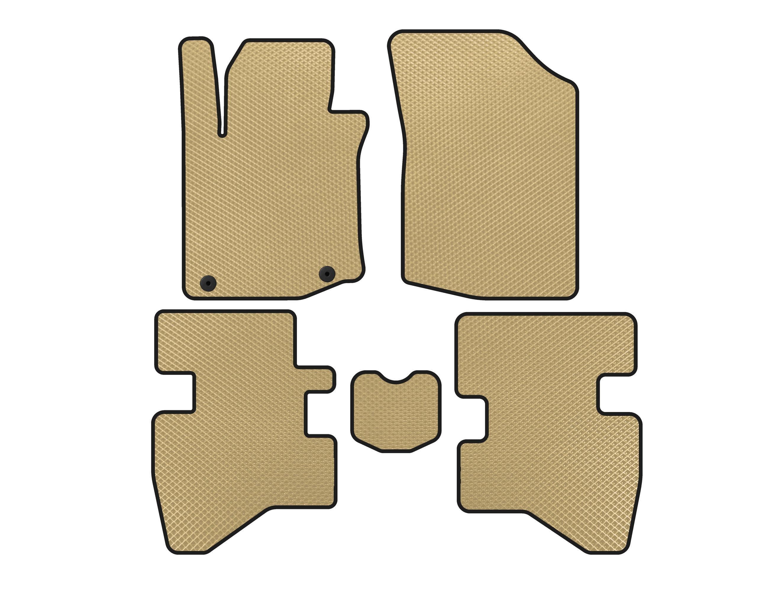 Коврики Digital Designs HB EVA для Citroen C-1 2005-2014 гг. этилвинилацетат Бежевый (138541)