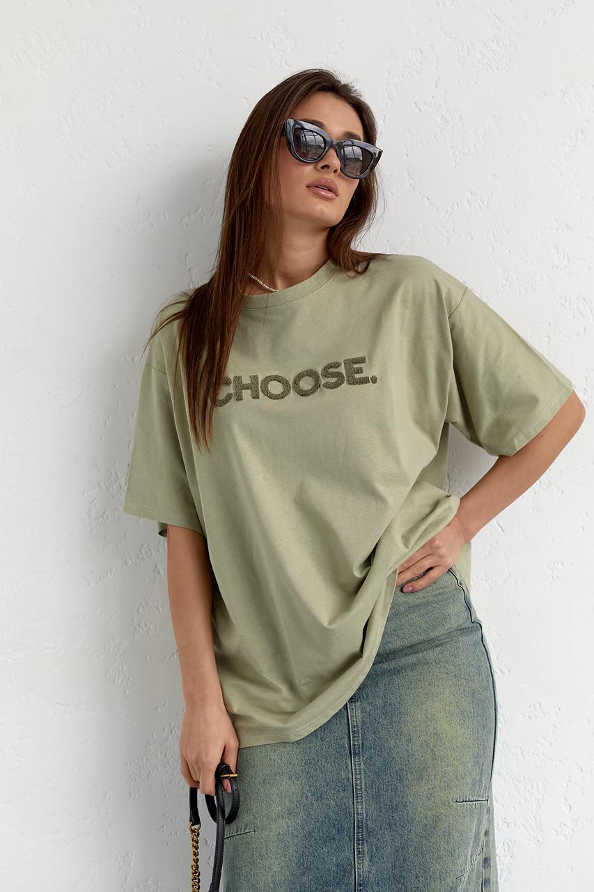 Футболка "Choose" M Хаки (10692961)