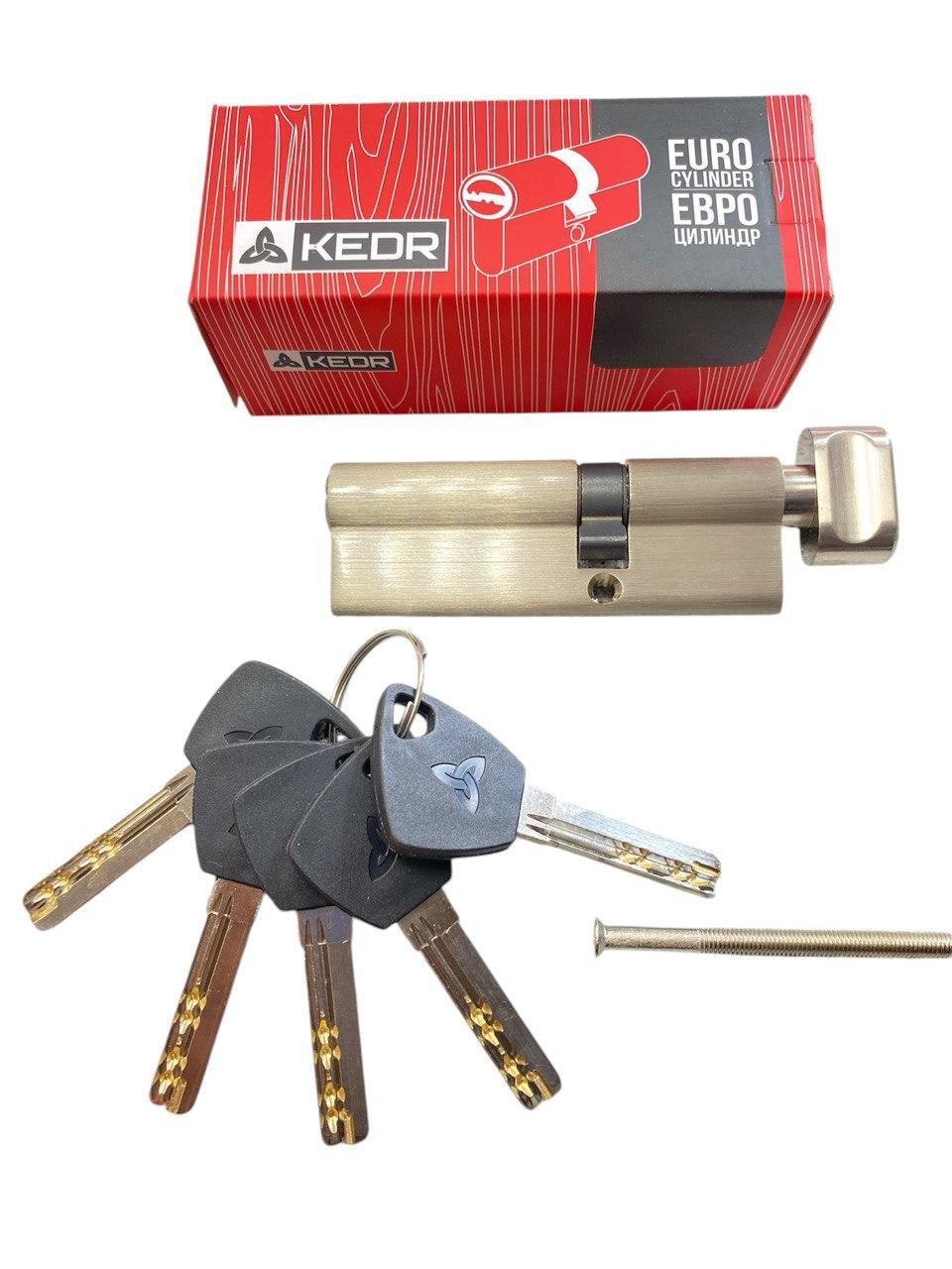 Цилиндр латунный Kedr BRASS M 90 ZCN 55x35T brass key (ЗФ 6202)
