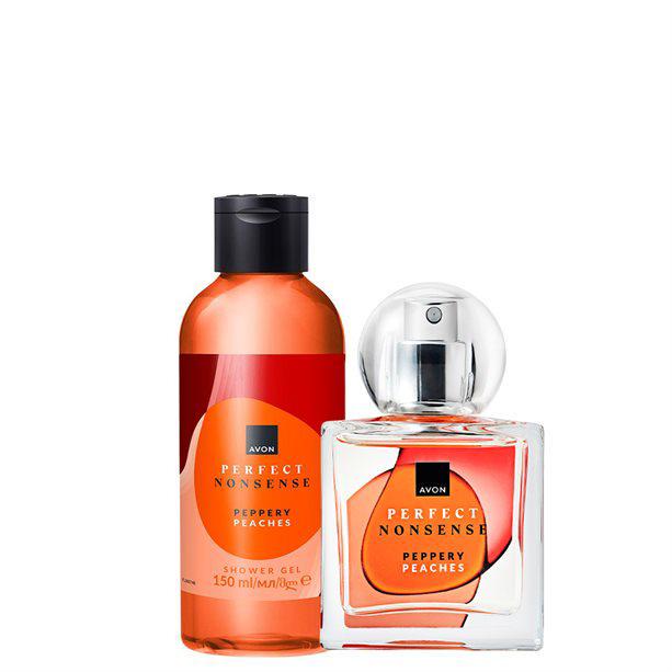 Набор Avon Perfect Nonsense Peppery Peaches edt 50 мл sh/gel 150 мл (84946829)